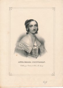 Anna Maria van Schurman 1607-1678 Erfgoedcentrum Rozet 300 191 d 2 A-14
