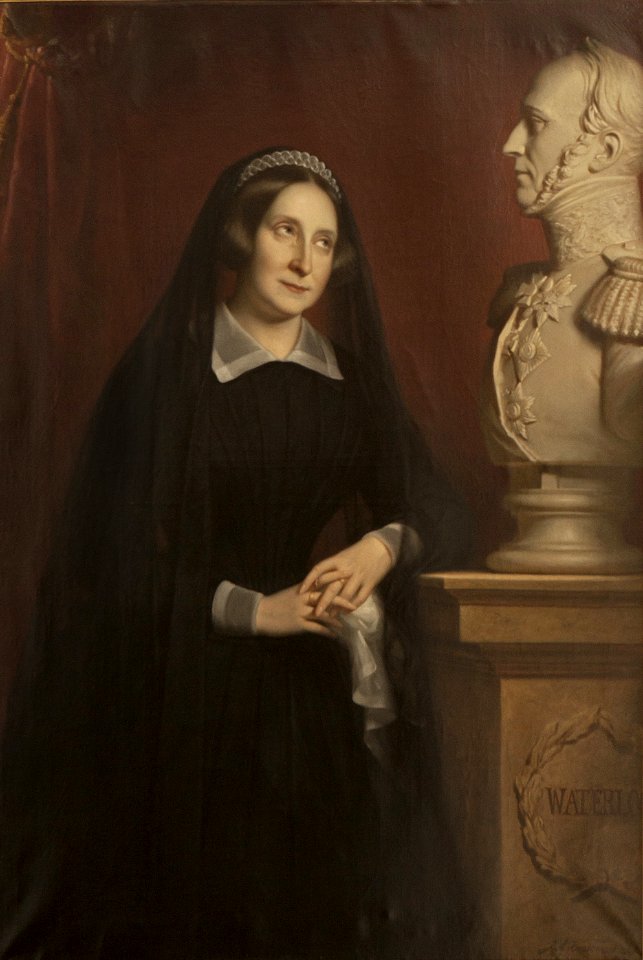 Anna Pavlovna as widow by J.B. van der Hulst (1852)