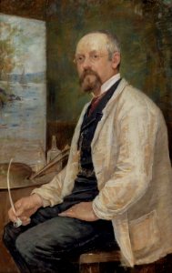 Anna Nordgrén - Portrait of Berndt Lindholm - A I 434 - Finnish National Gallery