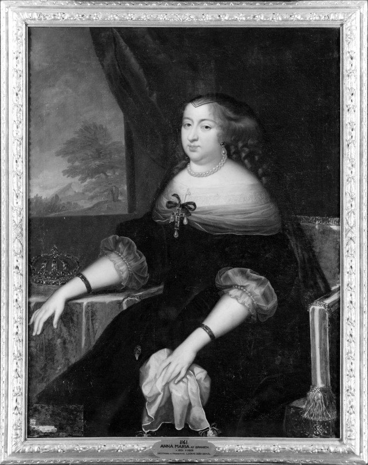 Anna Maria, 1601-1666, drottning av Frankrike - Nationalmuseum - 15831