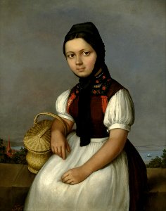 Anna Martignoni Mädchen in Tracht