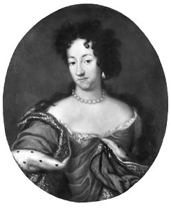 Anna Sofia, 1647-1717, prinsessa av Danmark, kurfurstinna Av Sachsen - Nationalmuseum - 16070. Free illustration for personal and commercial use.