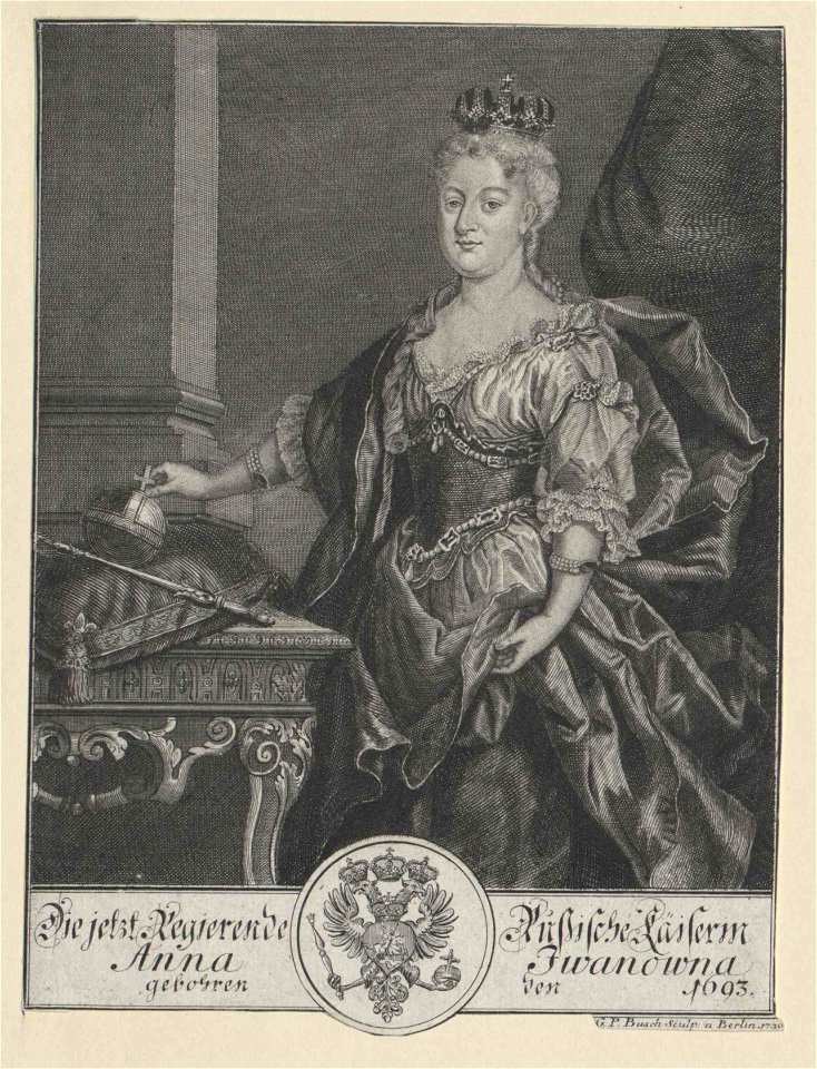 Anna of Russia (engraving) 07