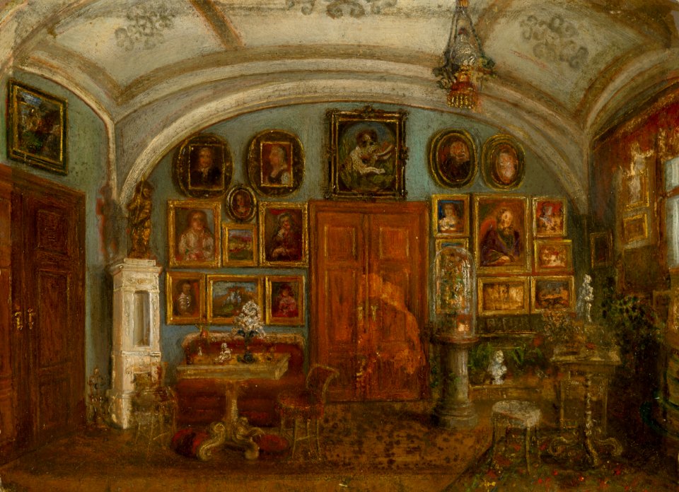 Anna Zmeškalová - Interiér vlastného ateliéru - O 5461 - Slovak National Gallery