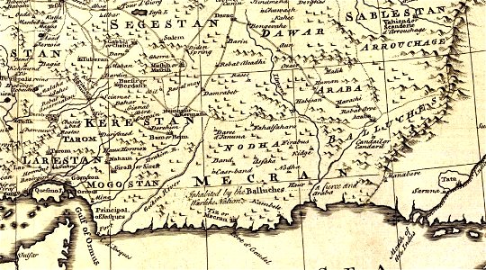 Bowen, Emanuel. Persia, adjacent countries. 1747 (DC)