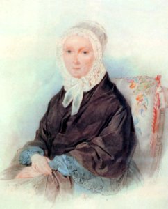 Anna Venevitinova by Sokolov