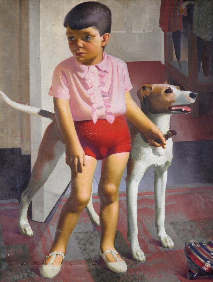 Boy and Dog - Percy Shakespeare