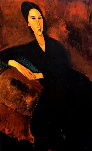 Anna Zborowska 1917 Amedeo Modigliani. Free illustration for personal and commercial use.