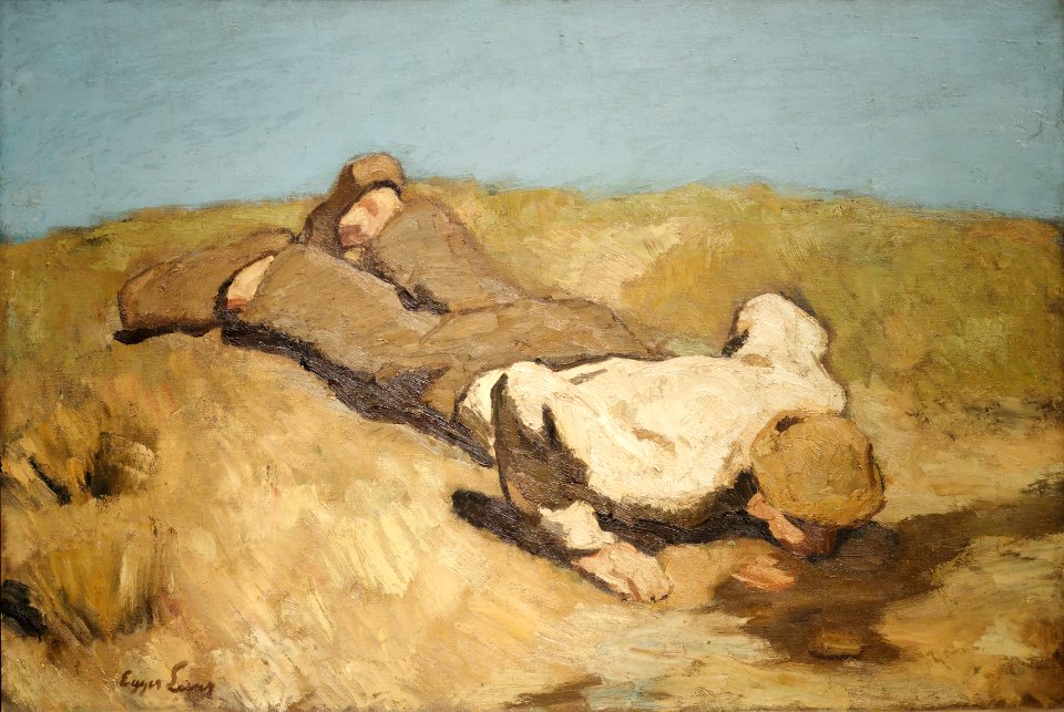 Boy at the Spring Albin Egger-Lienz