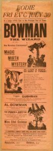 Bowman the Wizard in his new marvelous entertainment of magic, mirth, mystery LCCN2014635596