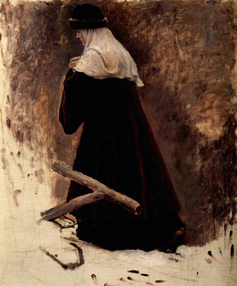 Boyaryna Morozova by V.Surikov - sketch 05 (Tretyakov gallery)