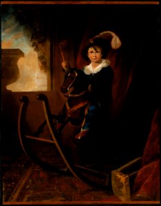 Boy HobbyHorse ca1815 byHenrySargent MFABoston
