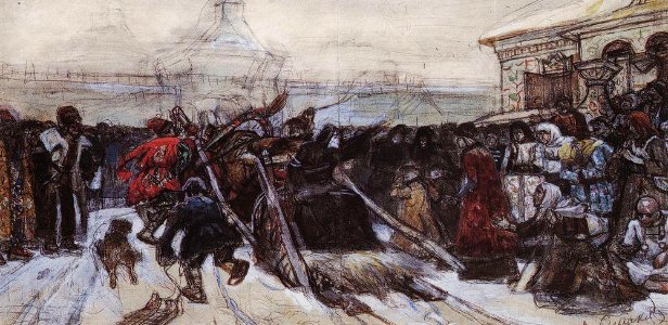 Boyaryna Morozova by V.Surikov - study 03 (Russian museum)