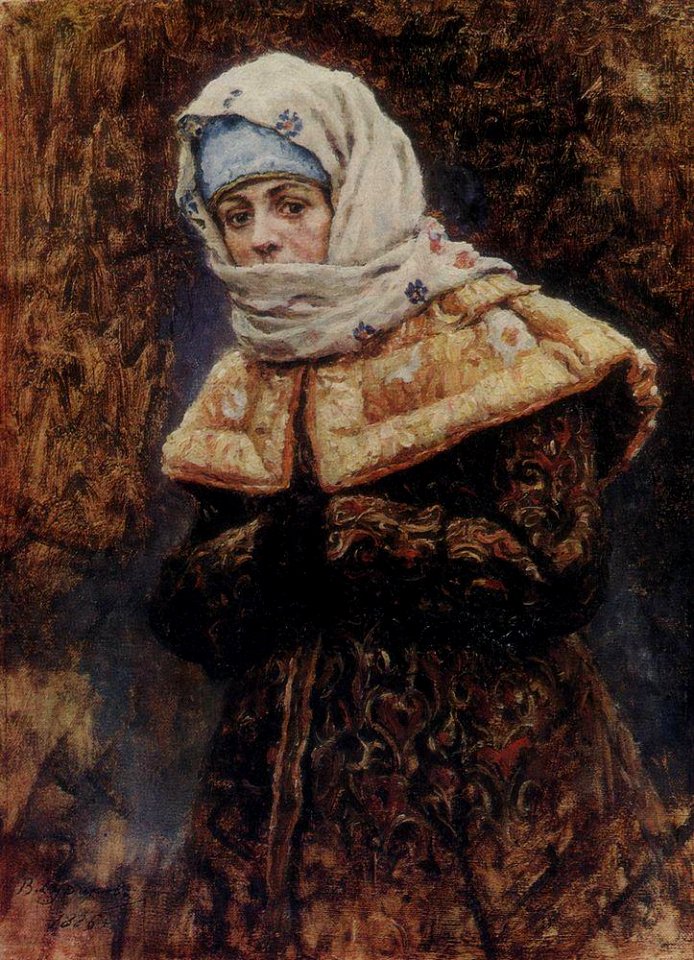 Boyaryna Morozova by V.Surikov - sketch 18