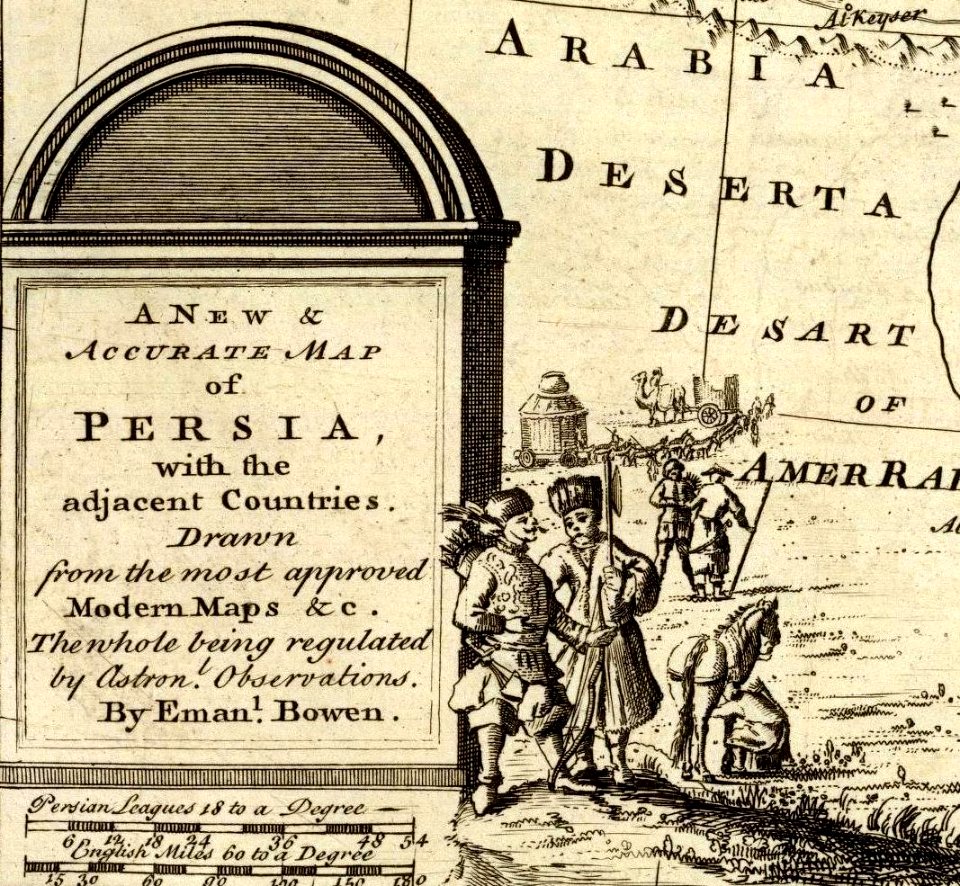 Bowen, Emanuel. Persia, adjacent countries. 1747 (E)