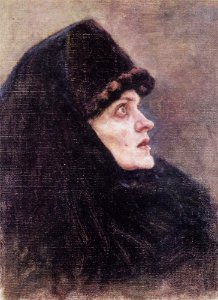 Boyaryna Morozova by V.Surikov - sketch 01 (Tretyakov gallery)