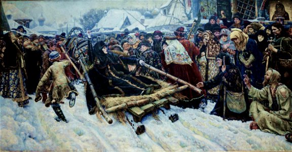 Boyarina Morozova de V.Surikov galerie Tretyakov