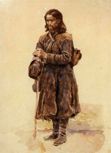 Boyaryna Morozova by V.Surikov - sketch 17