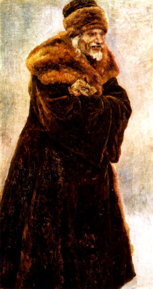 Boyaryna Morozova by V.Surikov - sketch 07 (Museum of Belarus)