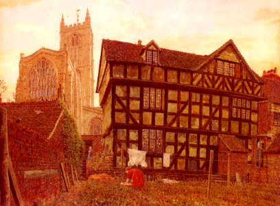 Boyce George Price Church And Ancient Uninhabited House At Ludlow