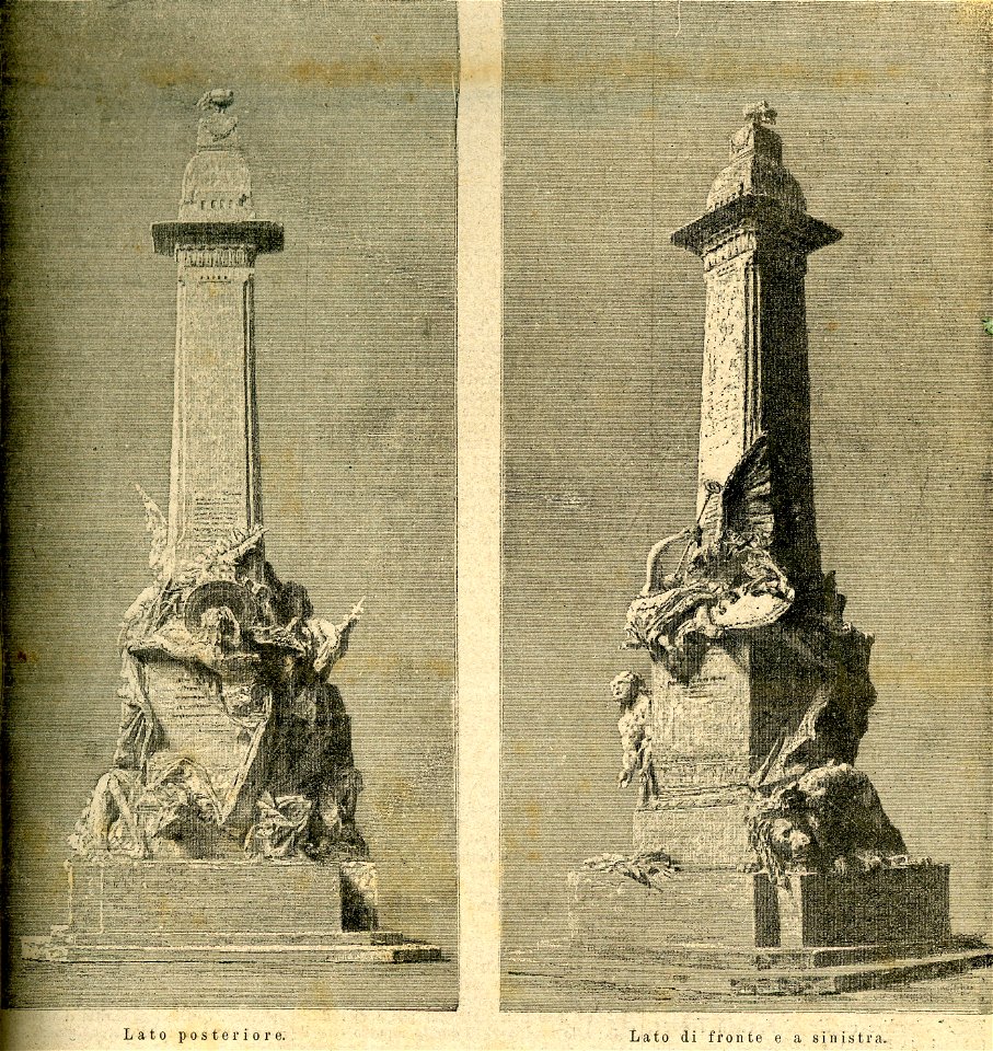 Bozzetto che servì per il monumento delle Cinque Giornate dello scultore Giuseppe Grandi