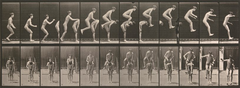 Boys playing Leapfrog