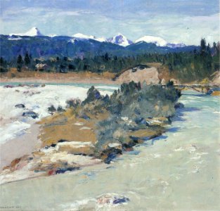 Eugen Bracht - Loisachbett (1916)