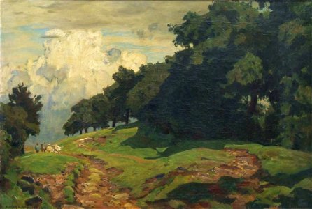 Eugen Bracht - Oberhessische Landschaft (1916)