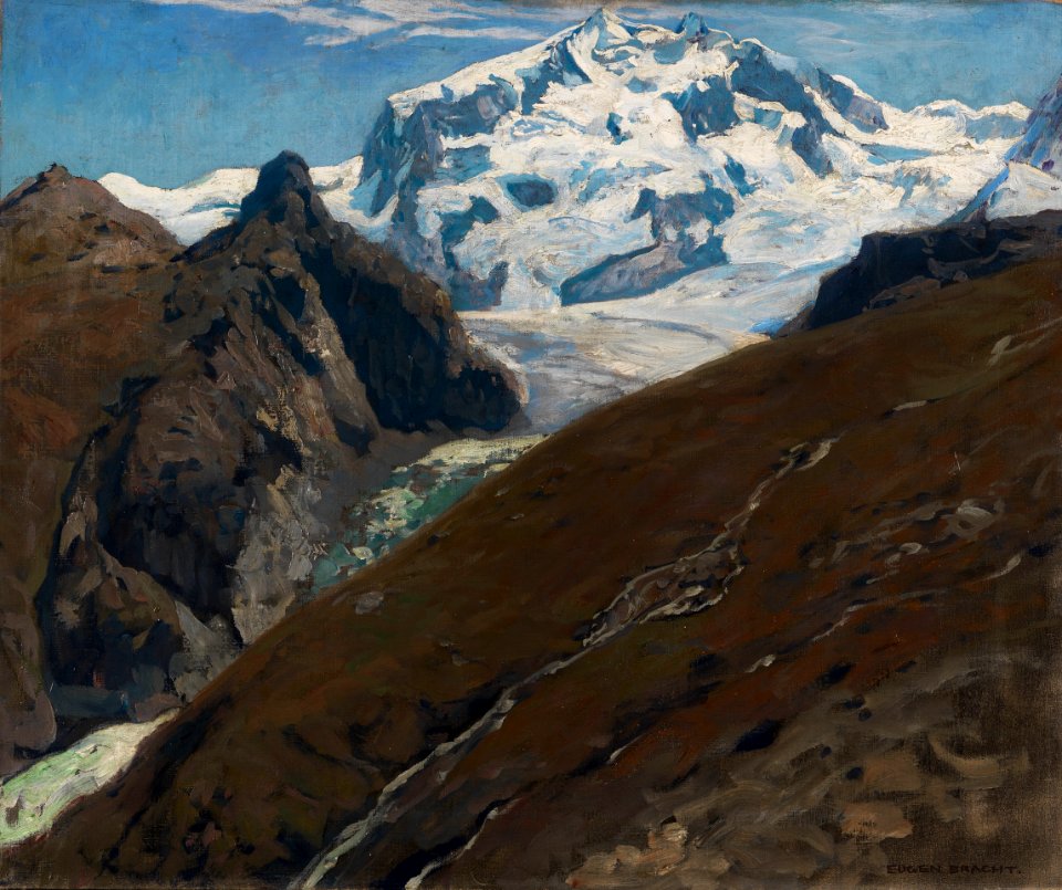 Eugen Bracht - Monte Rosa vom Schwarzsee aus (1906)