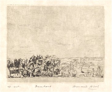Brabant, print by Armand Apol (1879-1950), Belgium, (1914), Prints Department of the Royal Library of Belgium, S.IV 109457