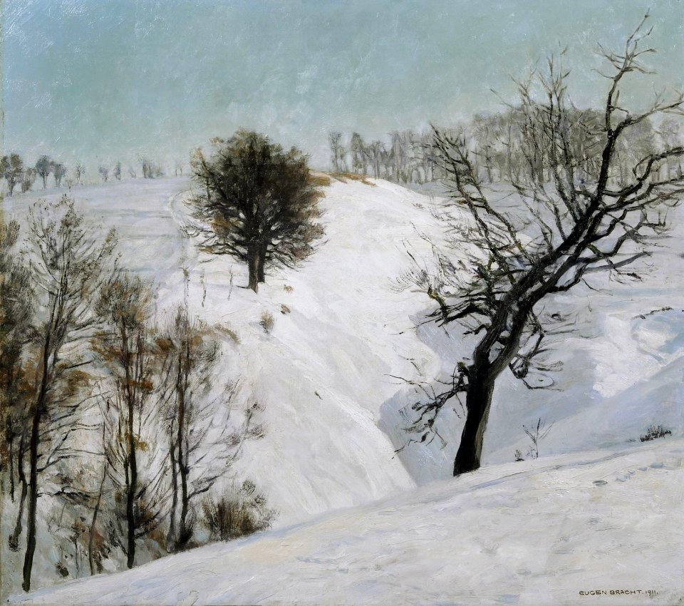 Eugen Bracht - Verschneite Felder (1911)