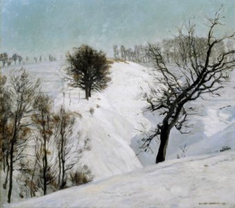 Eugen Bracht - Verschneite Felder (1911)