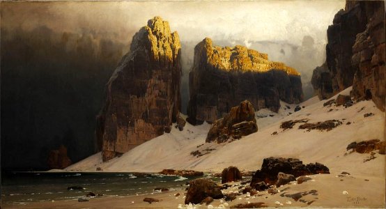Eugen Bracht - Gestade der Vergessenheit (1889)