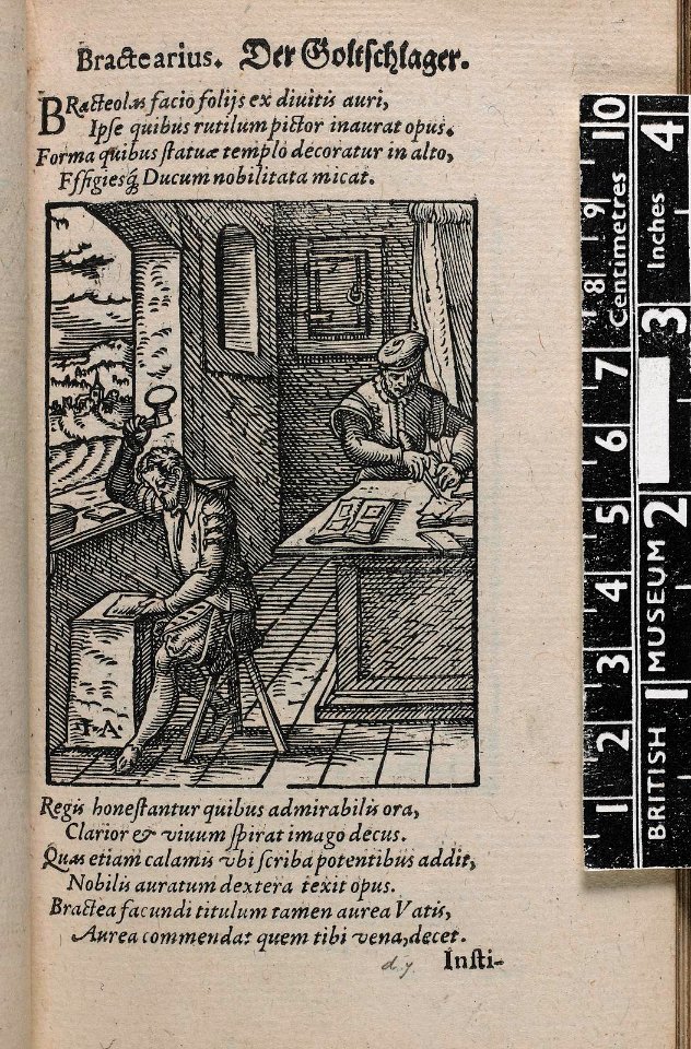 Bractearius. Der Goltschlager. (The Gold Leaf Maker) (BM 1904,0206.103.32)