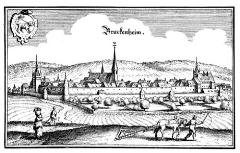 Brackenheim um 1640 De Merian Sueviae 058