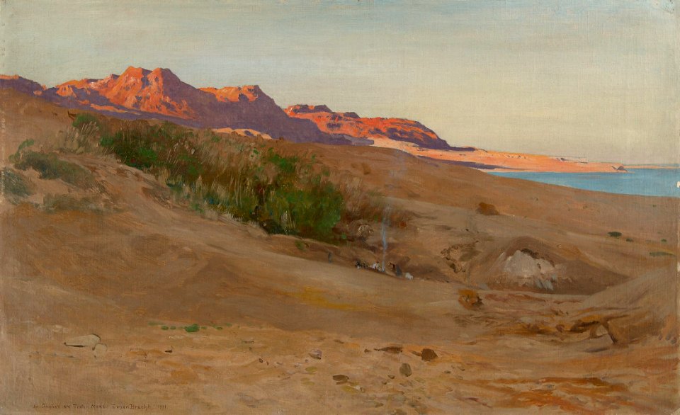 Eugen Bracht - Um-Baghek am Toten Meer (1891)