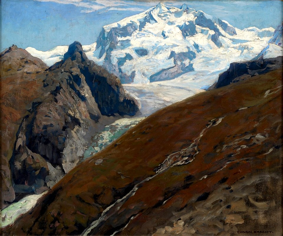 Eugen Bracht Monte Rosa vom Schwarzsee aus 1906