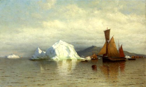 Bradford William Labrador Fishing Boats near Cape Charles 1862