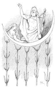 Bragi and Iðunn by Frølich