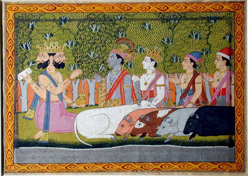 Brahma extols the Lord (6124583617)