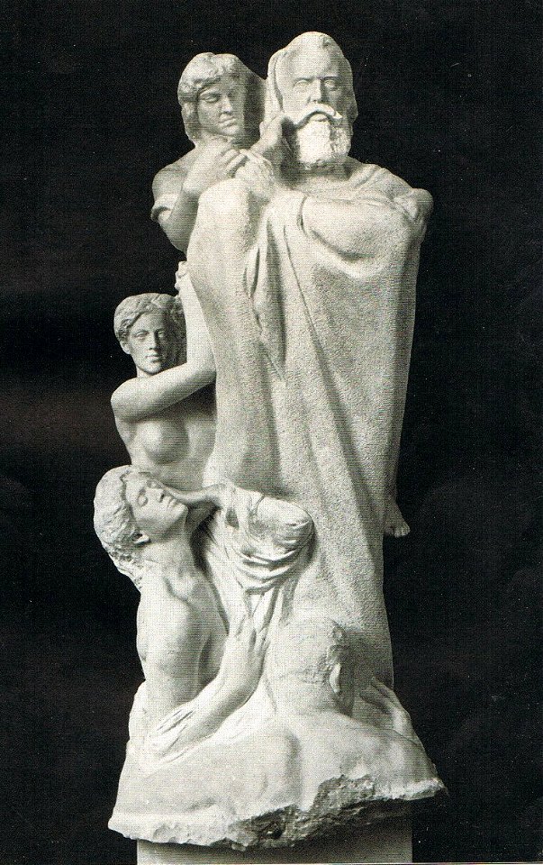 Brahms-Denkmal von Prof. Max Klinger