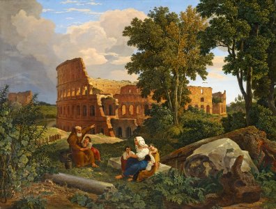 Heinrich Brandes - Ansicht des Kolosseums in Rom