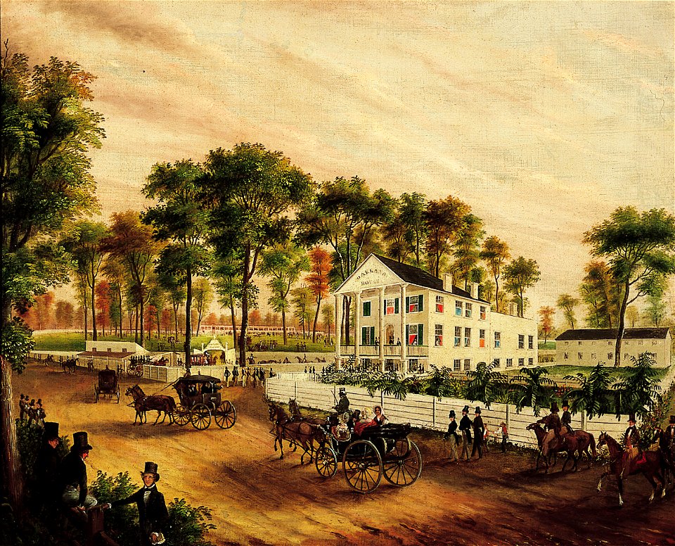 Oakland House and Race Course by Robert Brammer and Augustus Von Smith