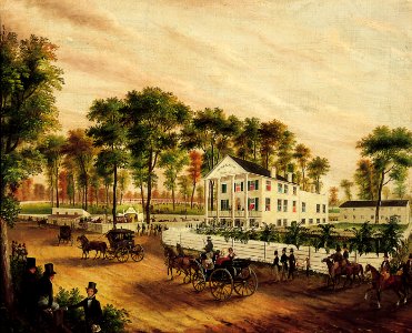 Oakland House and Race Course by Robert Brammer and Augustus Von Smith