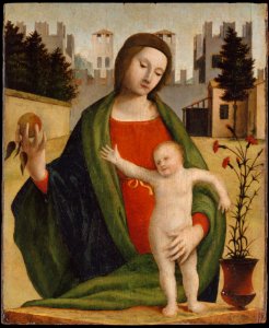 Bramantino, madonna col bambino del met