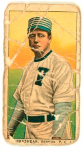 Brashear, Vernon Team, baseball card portrait LCCN2008677346