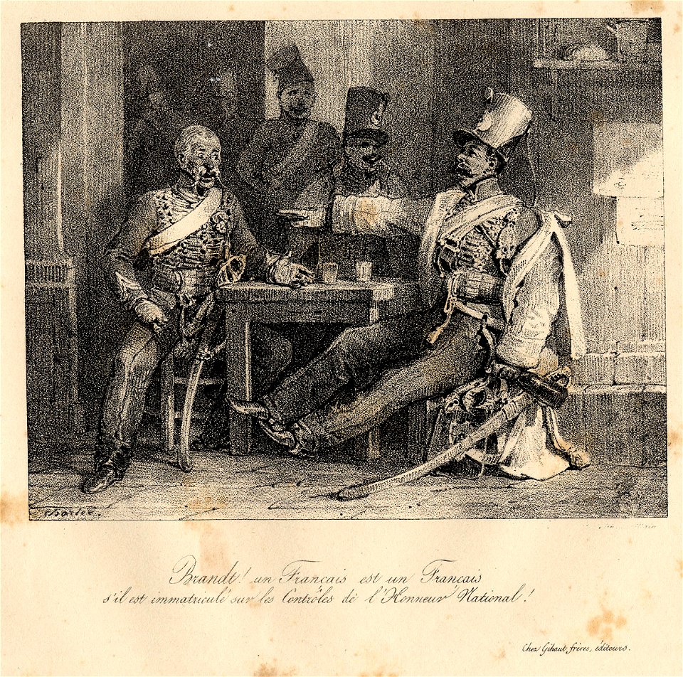 Brandt! un Français est un Français s'il est immatricule sur les contrôles de l'honneur national! (BM 1880,0508.252)