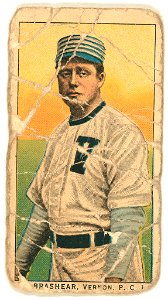 Brashear, Vernon Team, baseball card portrait LCCN2008677346