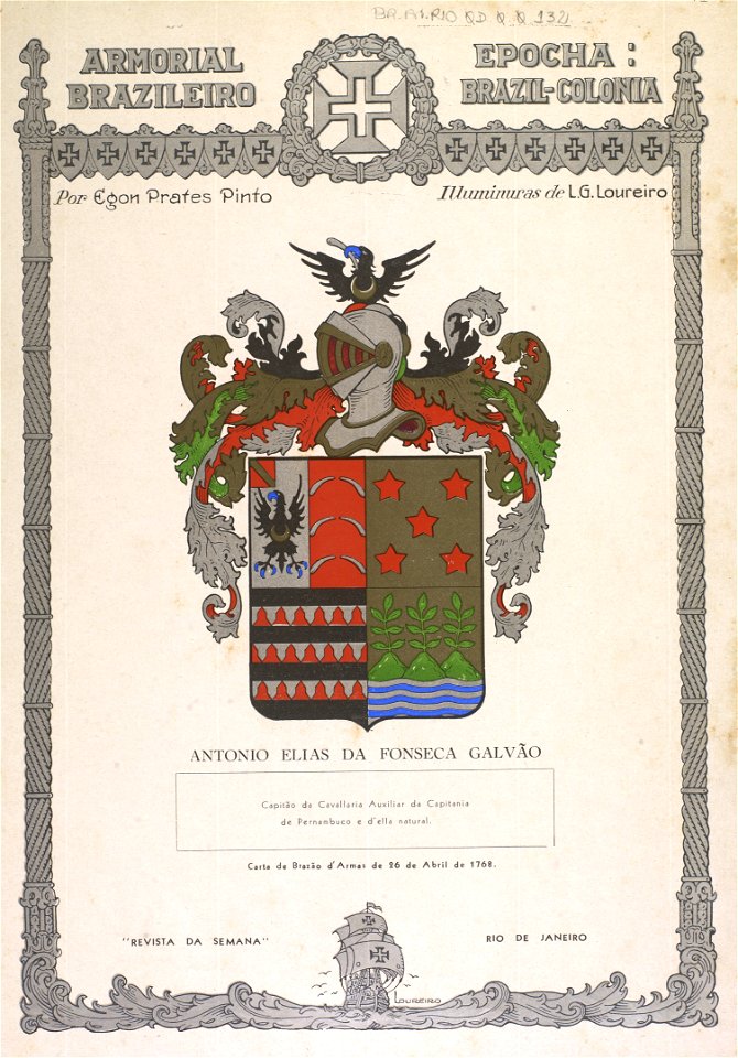 Brasão de Antônio Elias da Fonseca Galvão 02