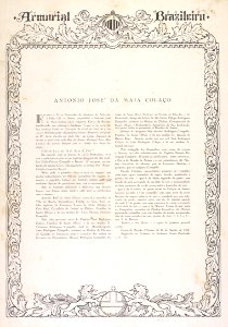 Brasão de Antônio José da Maia Colaço 01